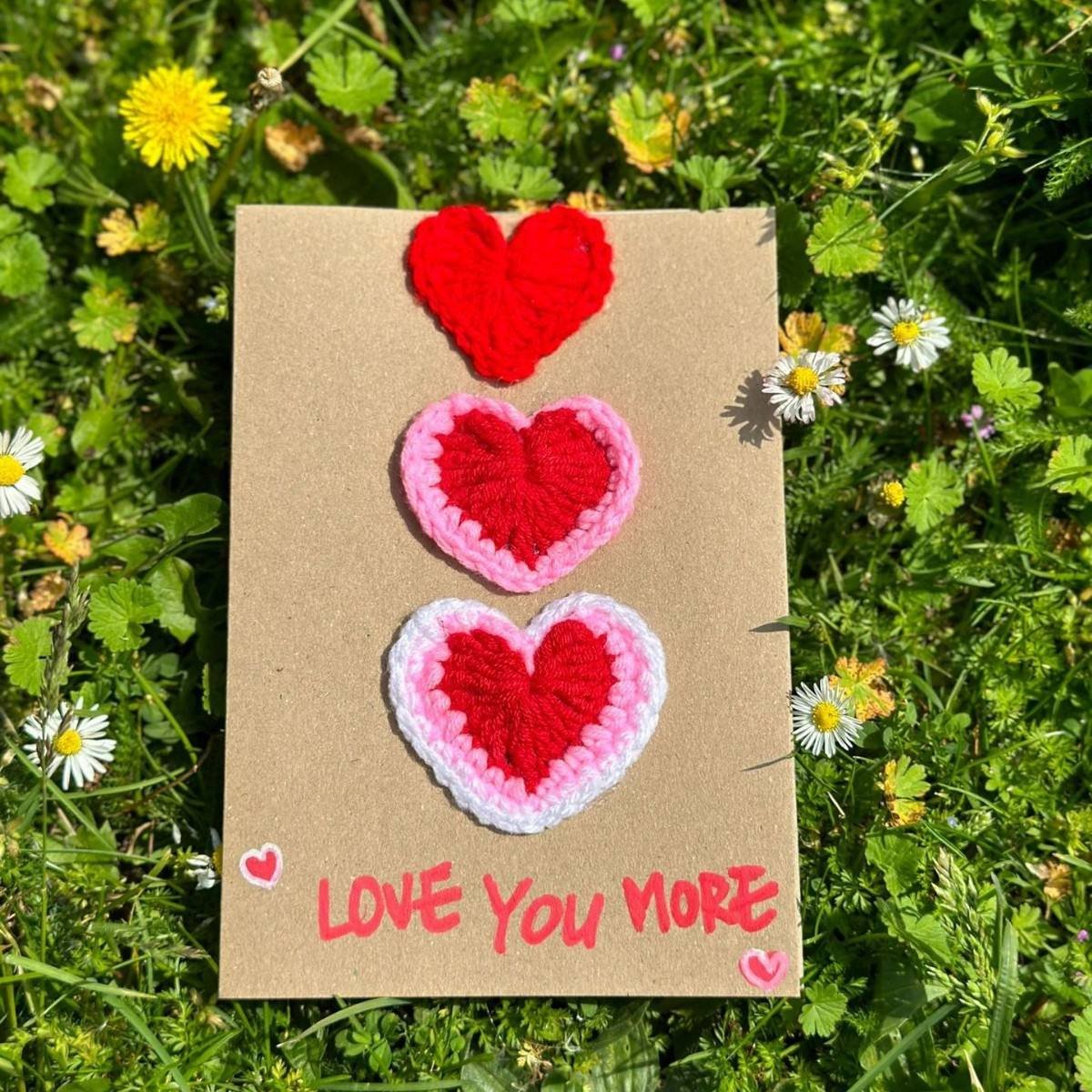 Handmade 3D Creative Knitted Greeting Cards for Birthday Anniversary Woven Kraft Paper Thank You Cards for Wedding Gift Giving