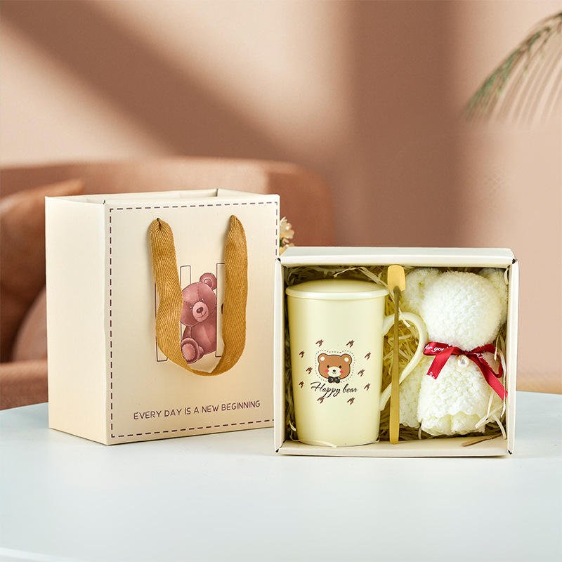 Customized Mug Towel Set Birthday Present Lunar New Year Gift Set Return Gift Ideas Doorgift Wedding Gifts Souvenirs