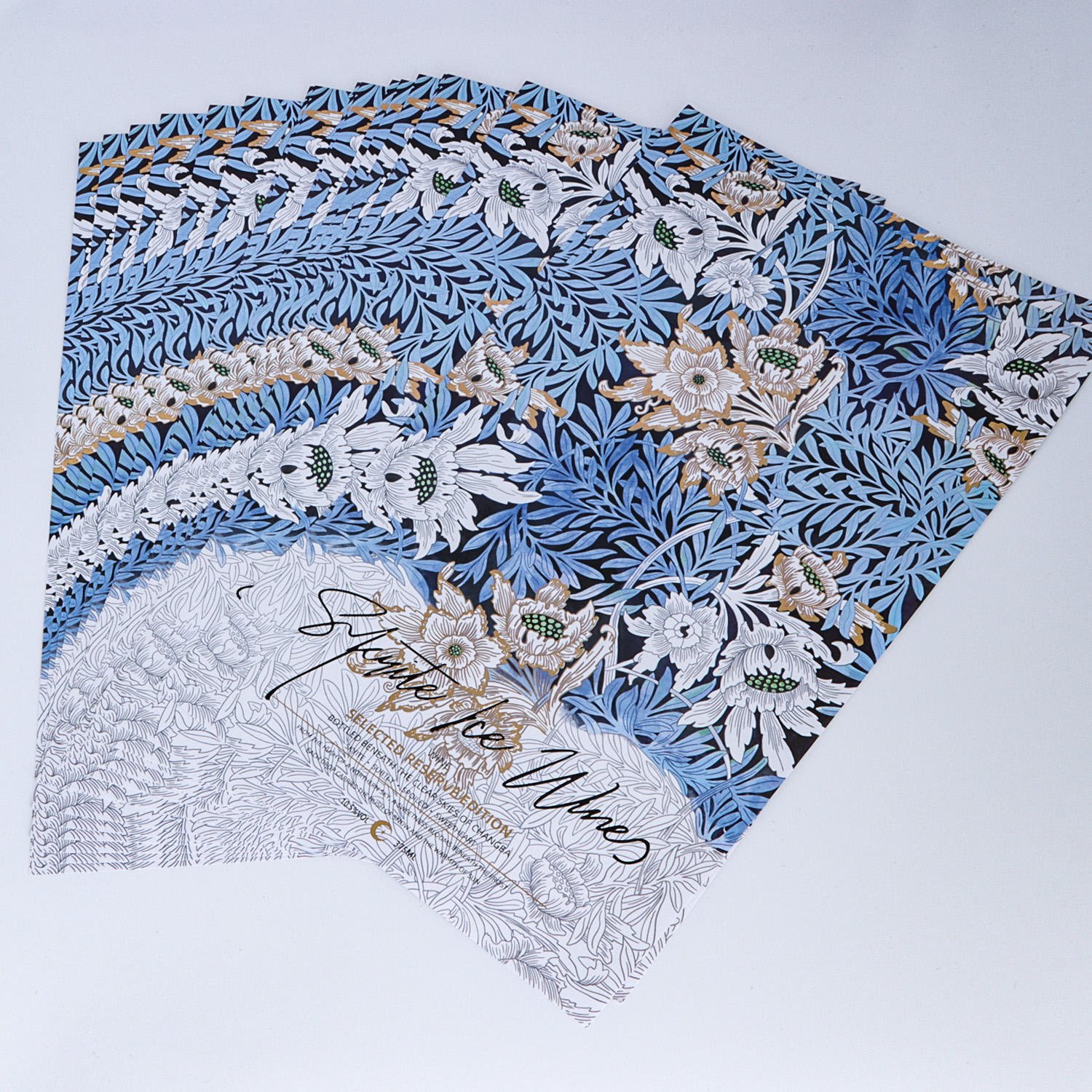 MInsda Custom Printed Strong Adhesive Eco-Friendly Recyclable Waterproof Oil-Proof Custom Size Gift & Craft Packaging Art Paper