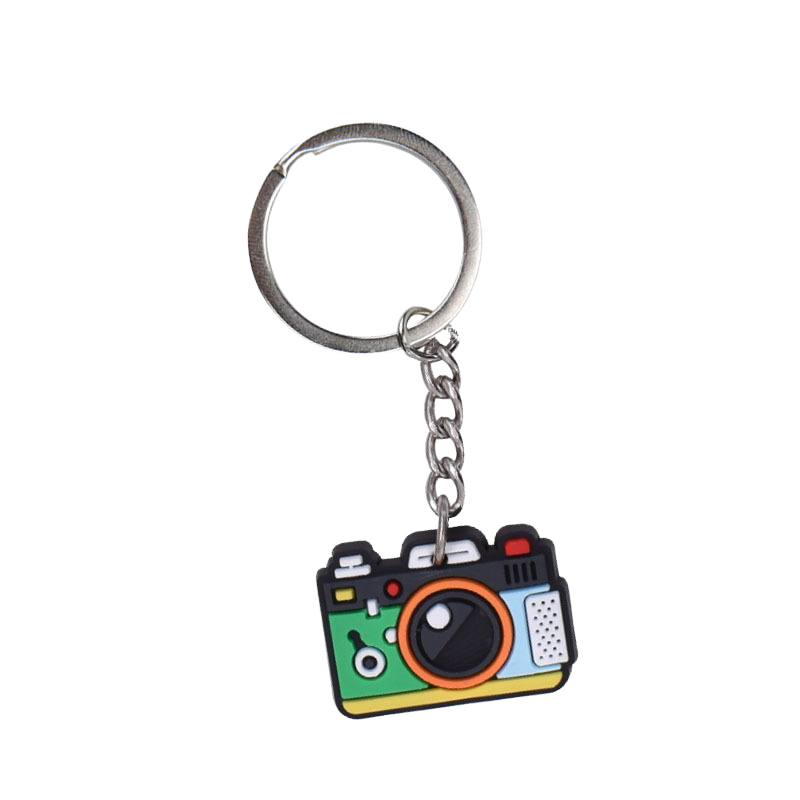 Wholesale Custom PVC Keychain 3D Soft Rubber Logo Keyring