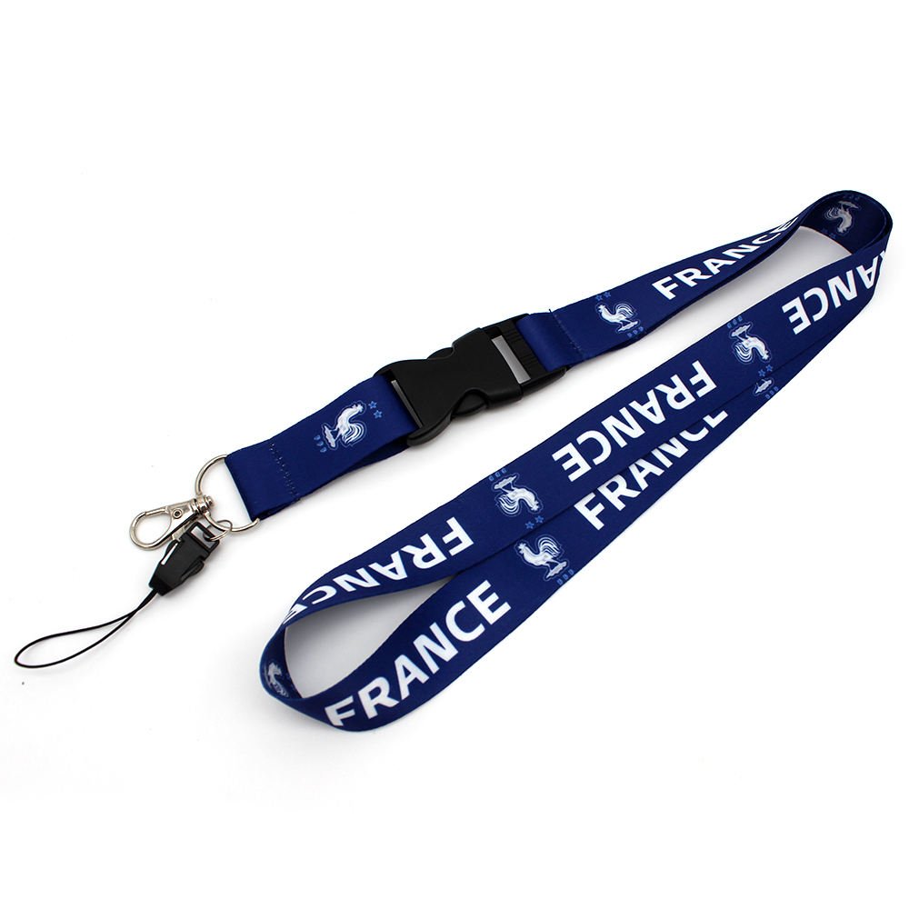 Manufacturer's Custom Polyester Sublimation Lanyards with Logo Low Minimum Order Personalized Neck Tool Printing for Promotions