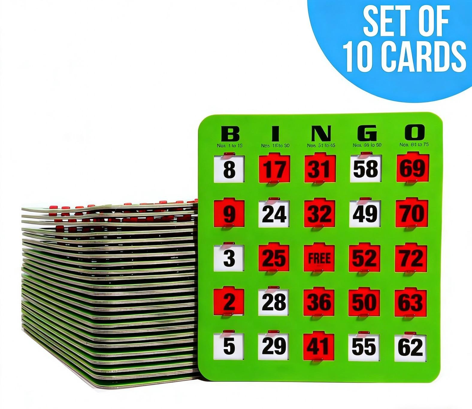 Customized Reusable Shutter Slide Bingo Card Game for Adult Cards Paper Board Game for Logical Thinking Ability Promotional Toy