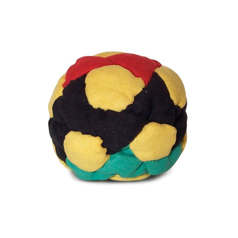 Factory Promotion Toys 20-panel Suede Leather Adult logo Print Customized Kick Ball Footbag Hacky Sack Juggling Ball
