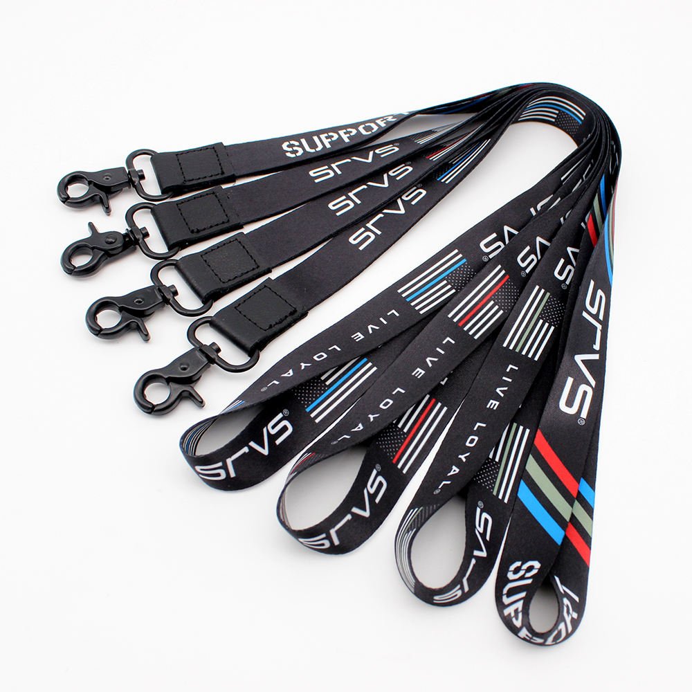 Manufacturer's Custom Polyester Sublimation Lanyards with Logo Low Minimum Order Personalized Neck Tool Printing for Promotions