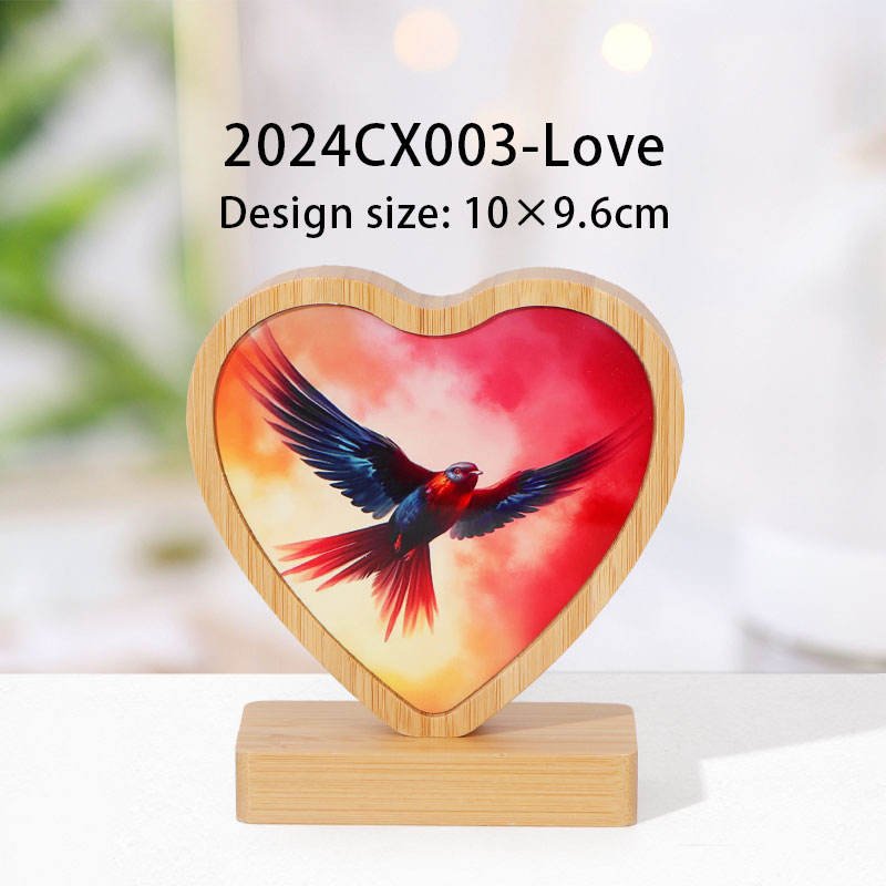 Custom Photo Frame Bamboo Wood Box Environmentally Friendly Wooden Customized Logo for Creative & Cultural Collectible Artifacts