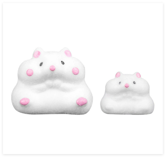 Cute Hamster Squeeze Toy with PU Material for Stress Relief Venting Welcome Gifts & Tradeshow Giveaways
