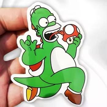 Durable Eco UV-Safe Vinyl Decorative Stickers Personalized Cartoon Style for Business Branding