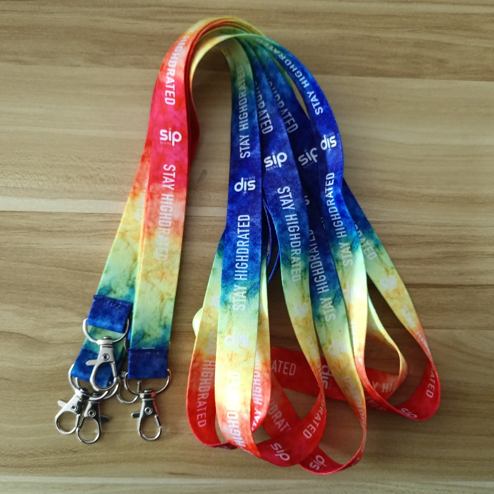 Neck Strap Id Badge Card Holder Lanyards With Logo Custom Polyester Lanyard