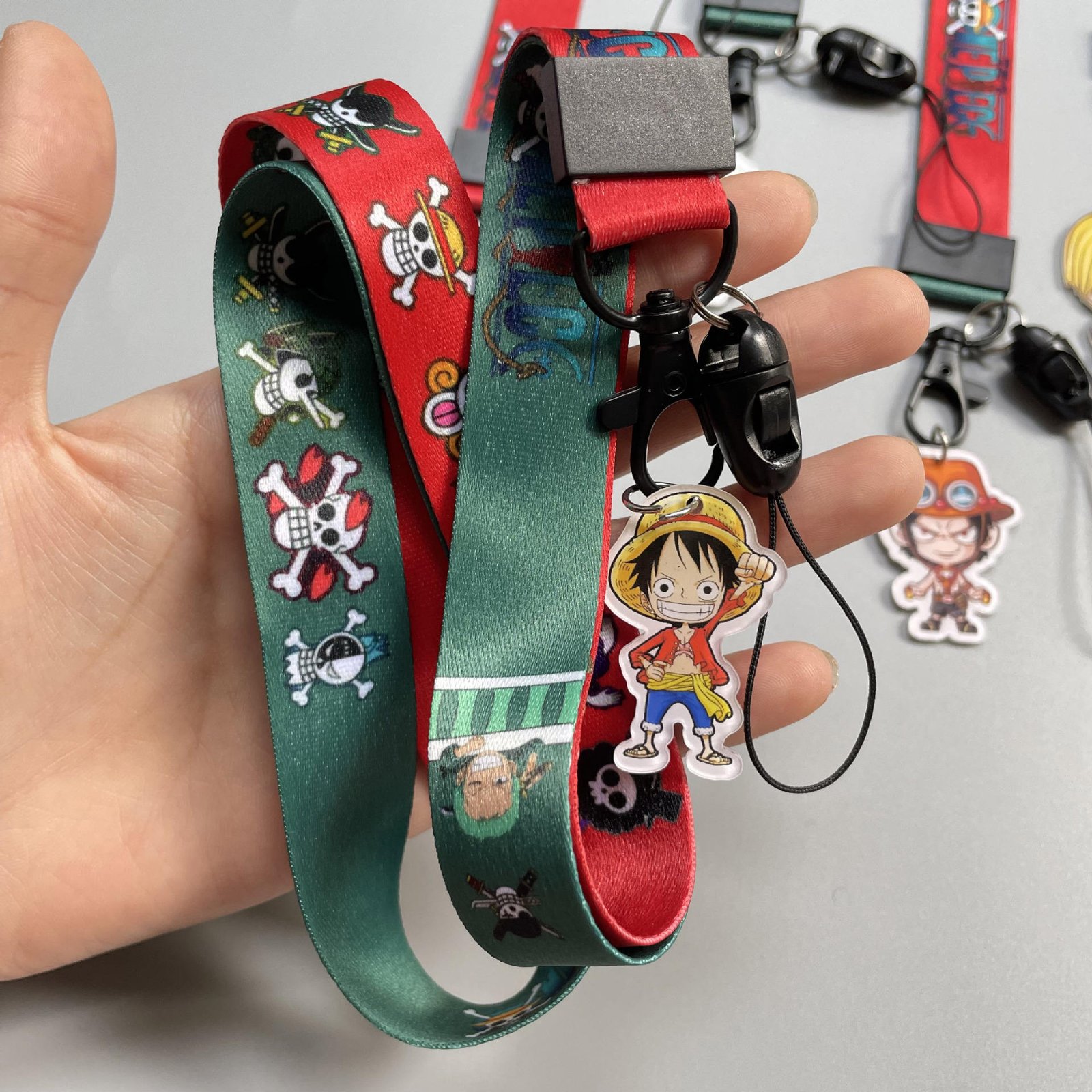 Wholesale Popular Dragon Ball Anime Charm Polyester Heat Print Bulk Stock Lanyard