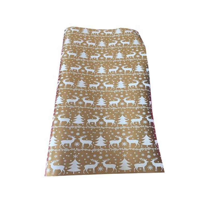 Foil Stamping Gift Wrapping Paper in Roll on 80gsm Art Paper for Decoration Gift Wrapping Art Paper
