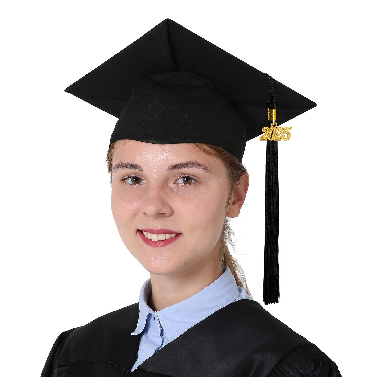 Wholesale 2025 Year 9\" Graduation Cap Tassel Single & Multiple Color Party Supplies Popular for Sublimation & Graduation Charm