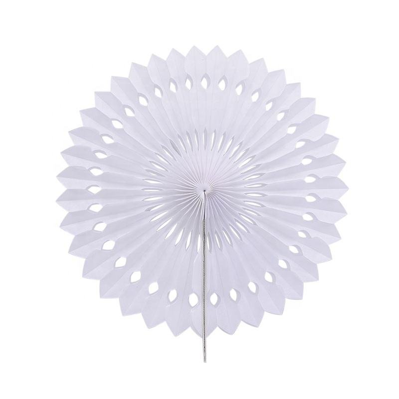 Tissue Hanging Paper Fan DIY Decoration Crafts Wedding Birthday Party Flower Fan