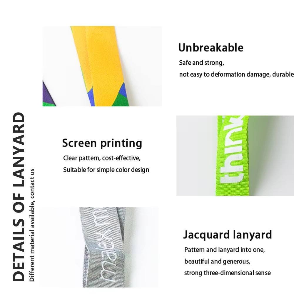 China Manufacturer Cheap Printed Key Lanyards Breakaway Cell Phone Polyester Lanyard With Logo Custom