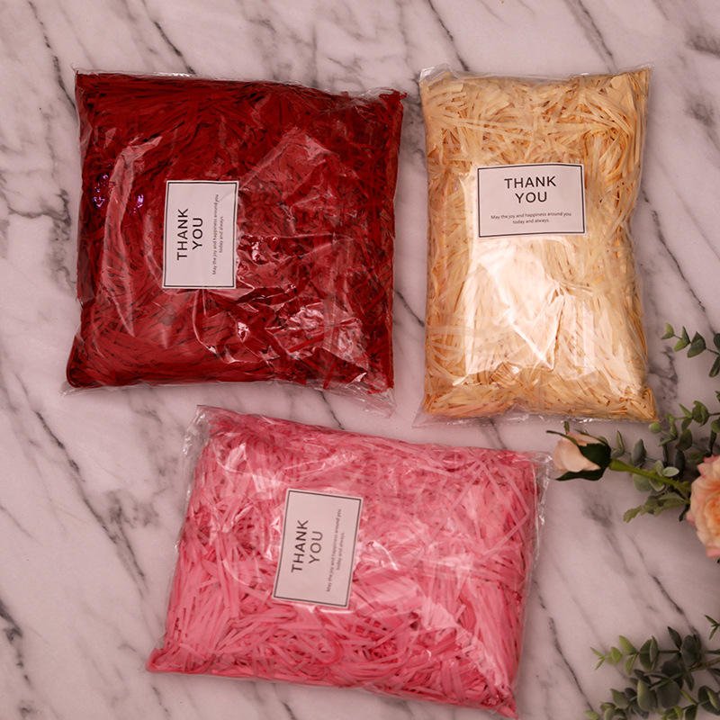 Cheap Wholesale Adequate Stock Decorative Filling Packing Paper Stuffing Confetti Candy Gift Box Crinkled DIY Craft Paper