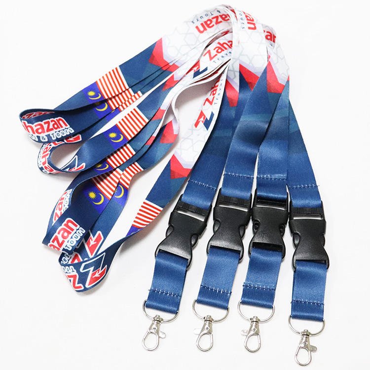 Keepfly Personalized Neck Printing Polyester Sublimation Custom Breakaway Lanyards With Logo Custom