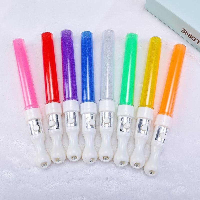 Manufacturer Wholesale Custom Logo Printed Handheld LED Light Sticks Concert Cheer Support Plastic Flashing Promotional Toys