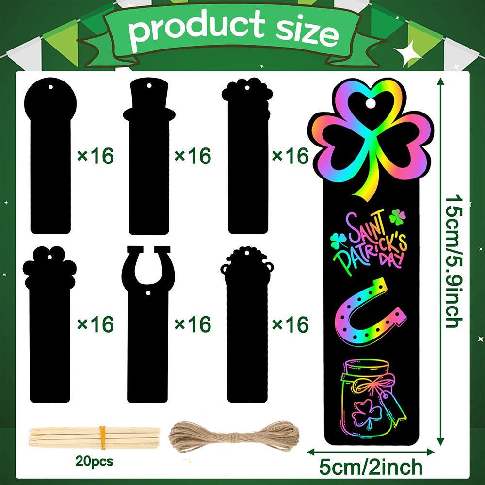 Seasonal Scratch Art Hanging Ornaments Set Thanksgiving Christmas Halloween DIY Craft Paper for Kids Party Decor