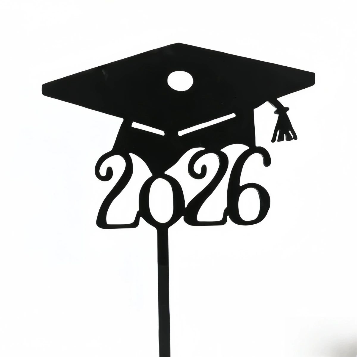 Congrats Grad 2026 Acrylic Cake Topper for Graduation Party Celebration Quality Cake Decorating Supplies