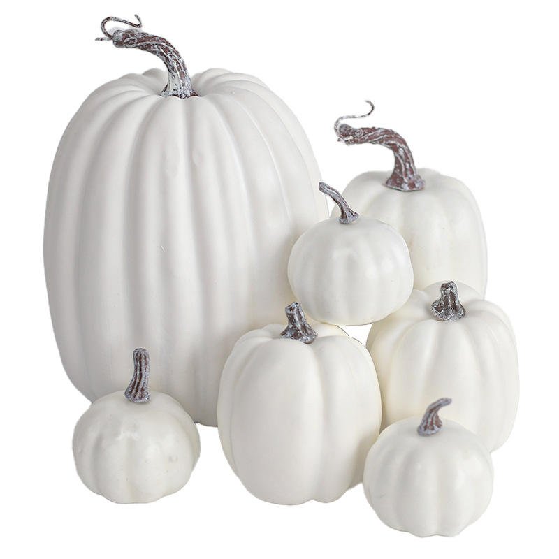 Small DIY Halloween Polyfoam Crafts Pumpkin Ornament Decoration Foam Simulation Model Props for Wholesale