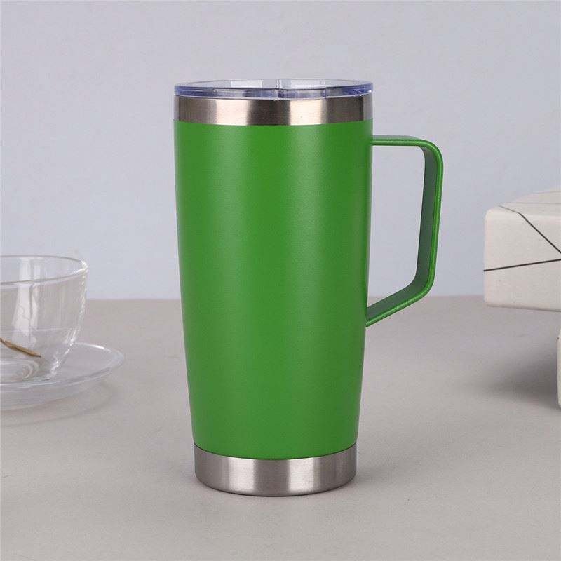 Coffee Mug 20Oz Stainless Steel Spill Proof Sliding Lid Outdoor Camping Insulated Drinkware Holiday Gift Sets ASM26