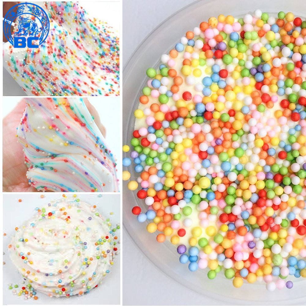 Micro Colorful DIY Making Polystyrene Styrofoam Foam Nylon Styrofoam Ball for Kids