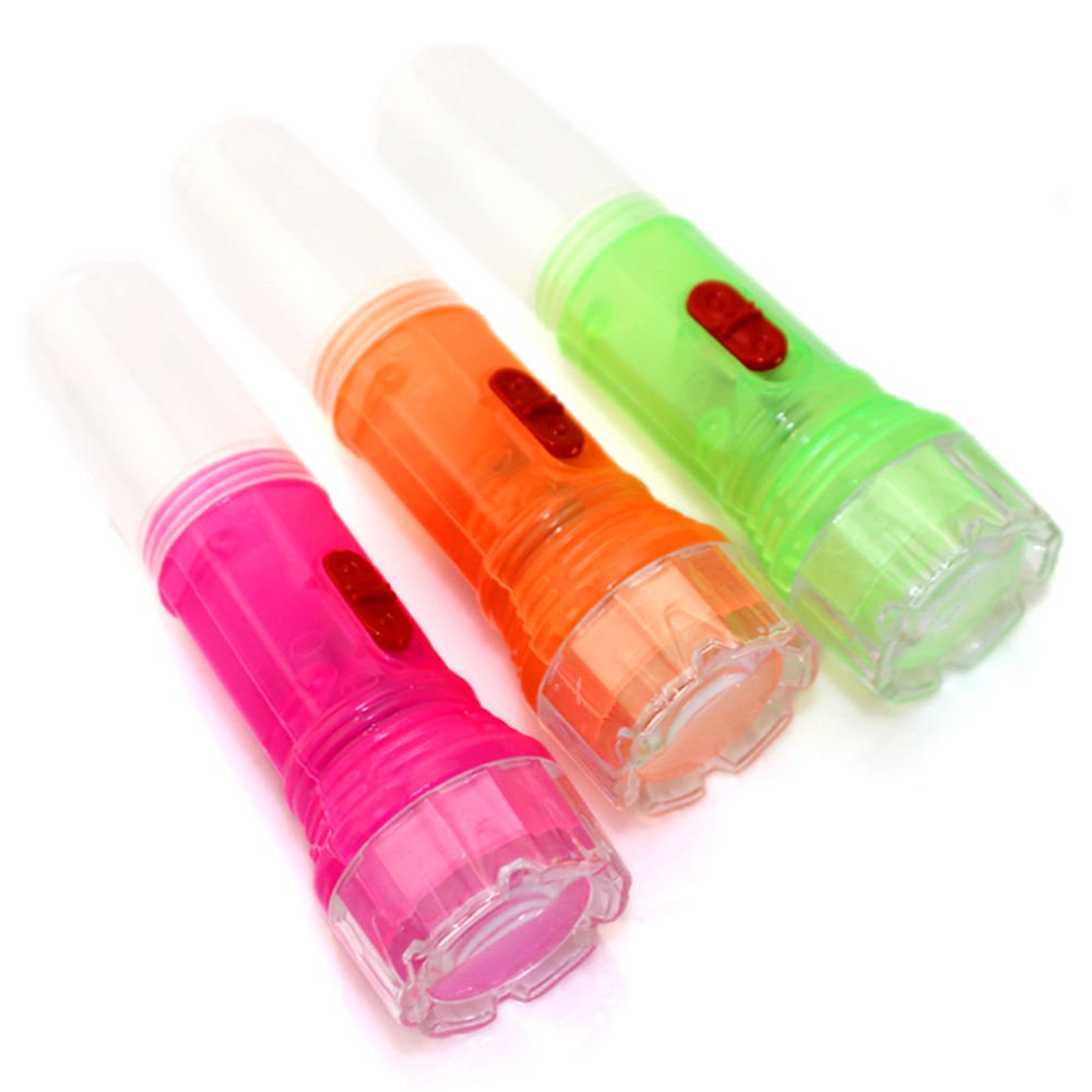 Plastic Mini Flashlight Candy Promotion Toys