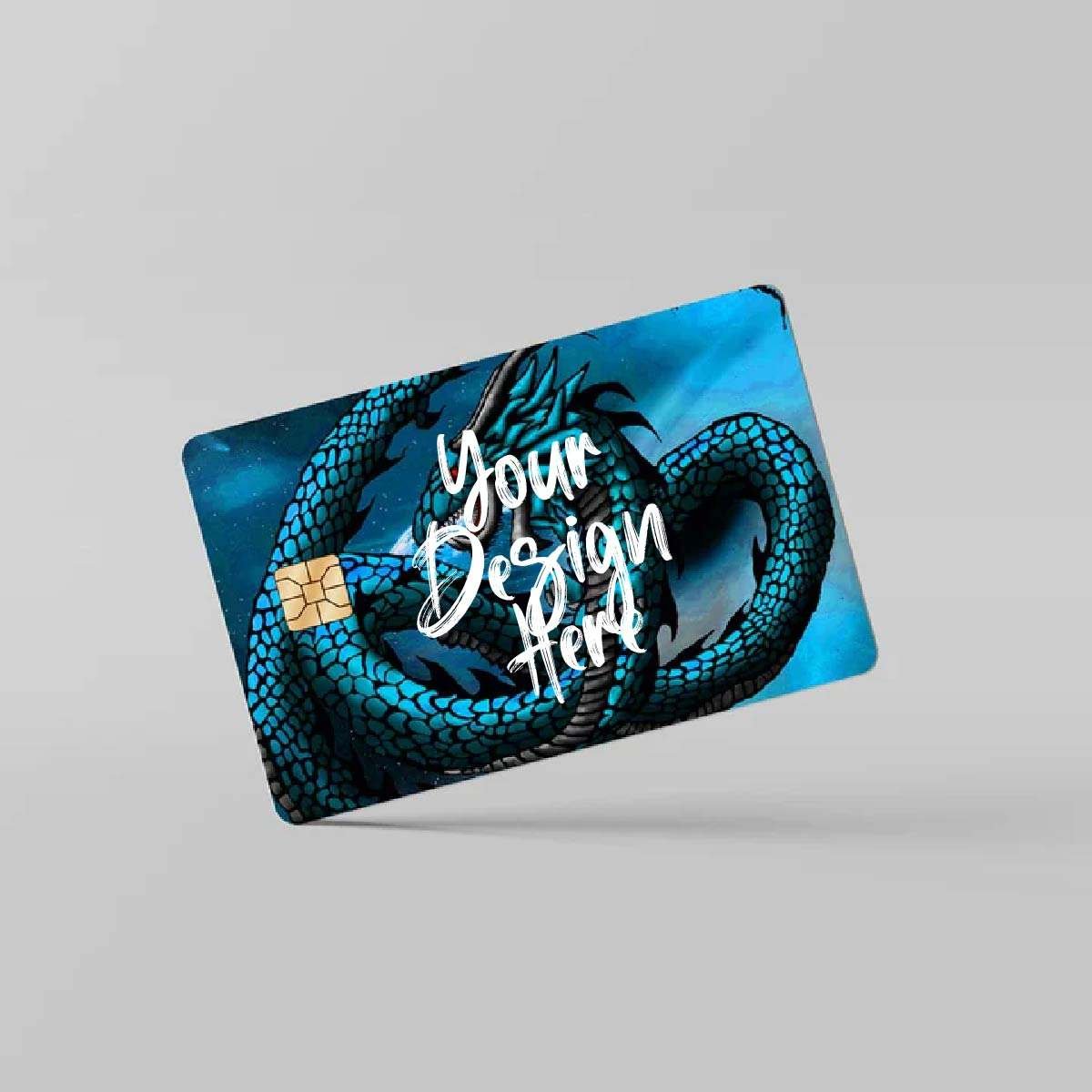 Personalized Custom PVC Vinyl Debit Credit Card Decorative Stickers Embossed Effect UV Resistant Digital Printing UV Varnishing
