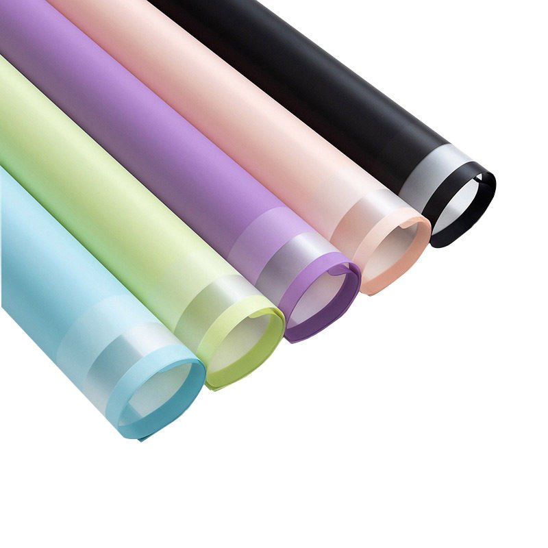 Waterproof Luxury Korean Paper Diy Crafts Gift Packaging Flower Wrapping Paper With Board Design
