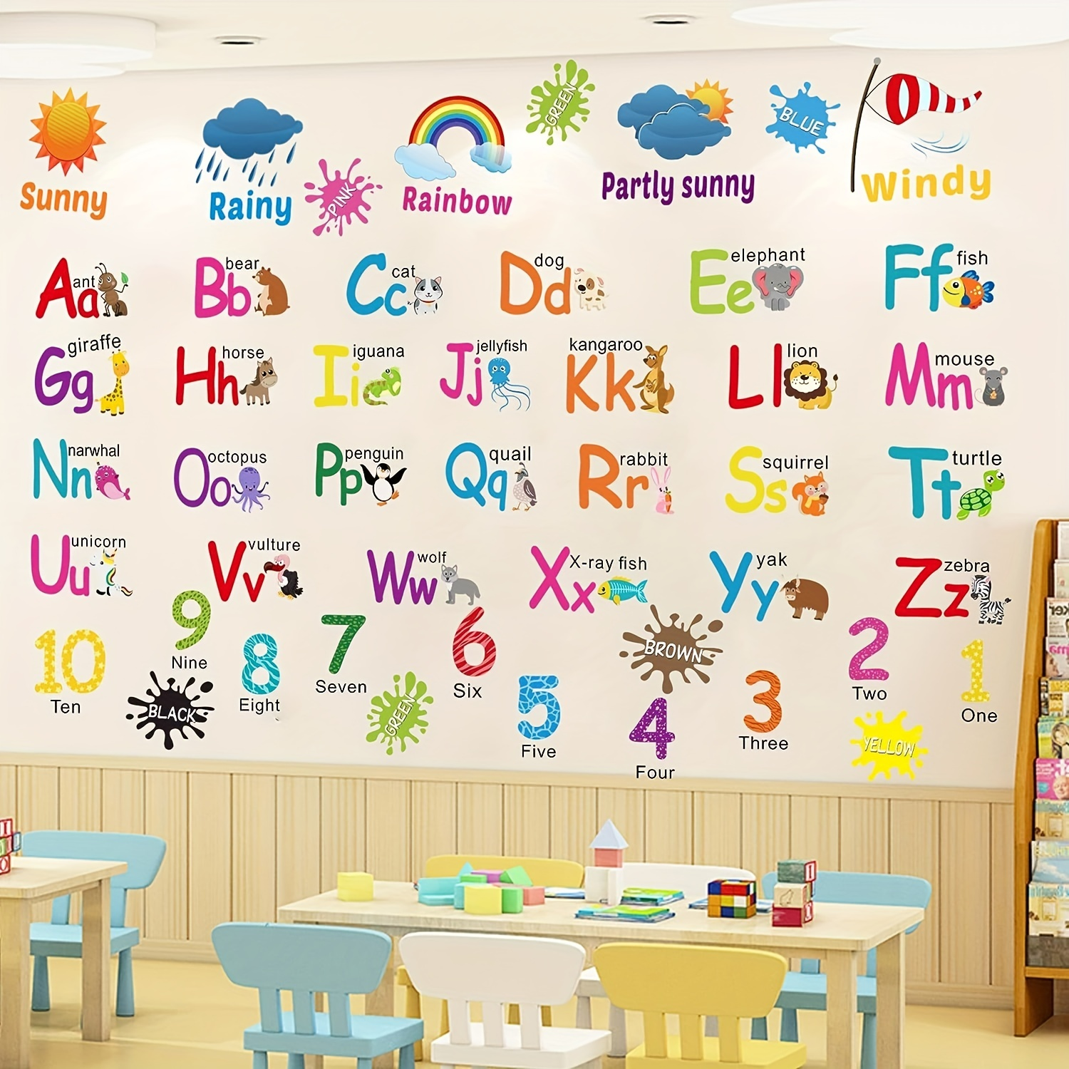 Custom Design Glossy Colorful Wall Sticker UV Resistant PVC Self-Adhesive Vinyl Roll Home Decoration Decals