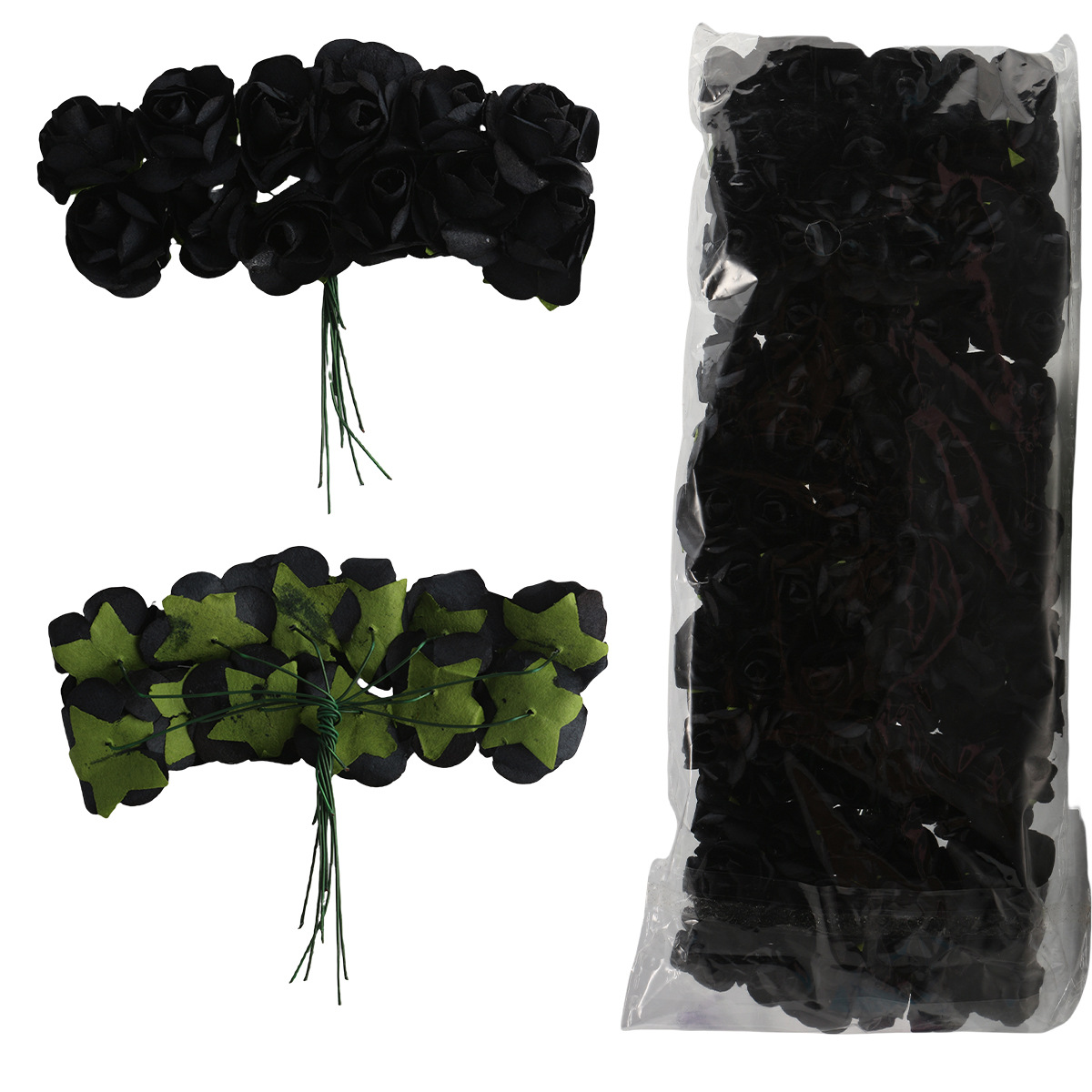 2cm 144PCS Handmade Paper Flowers for Sugar Box Packaging, Wedding Party Decorations, Elegant Craft Gift