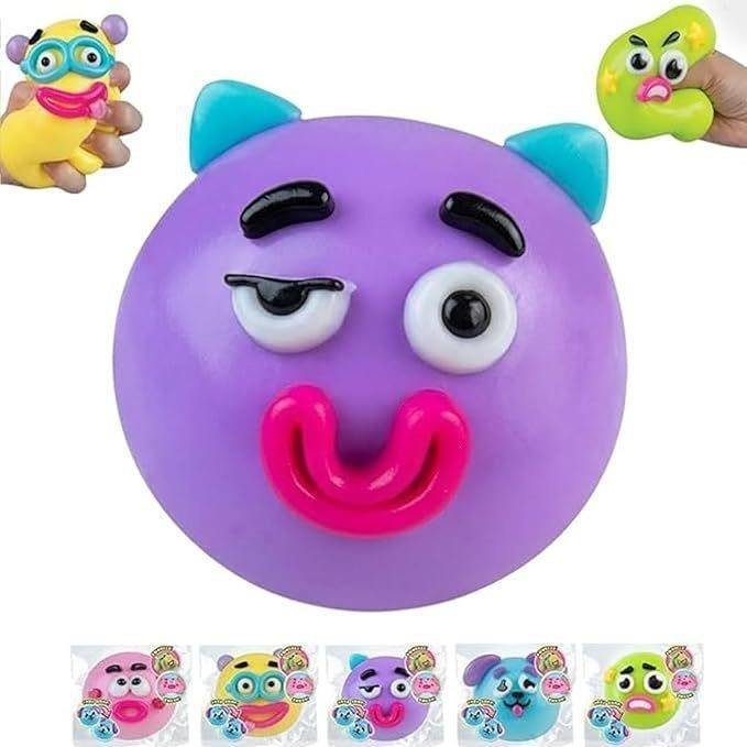 Best Selling Cute Animal Face Swap Squeeze Toy Smush & Stay Squishy Fidget Stress Relief Sensory Toy for Kids Promotional Toys
