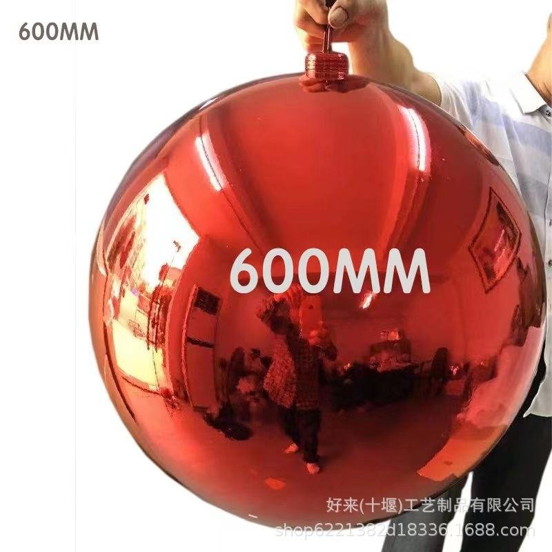 Large 60cm Silver Effect Silver Christmas Ball Pendant Exquisite Outdoor/Interior Super Decoration Good Festival Polyfoam Crafts