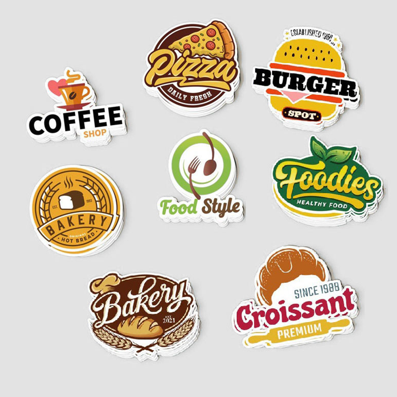 Custom Brand Logo Die Cut Durable Waterproof PVC Adhesive Stickers Custom Shapes UV Printed Cartoon Home Decoration Use