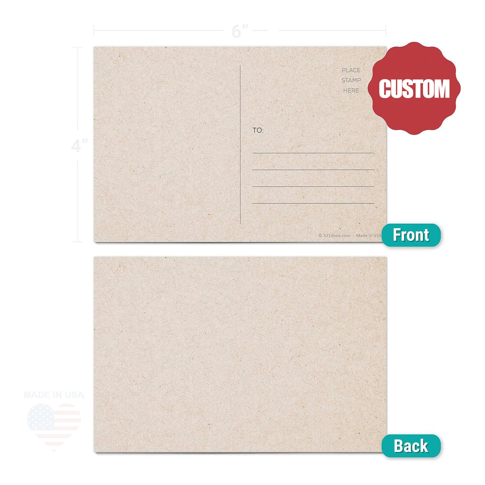 Customized Business Corporate Advertising Gift Banquet Invitation Thank You Post Cards DIY Writing Color Printing Craft Paper