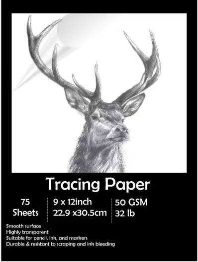 Translucent Tracing Paper Wood Pulp 95gsm A4 A3 for Laser Printer Offset Printing Craft Pattern Drawing Sketch Art Wrapping