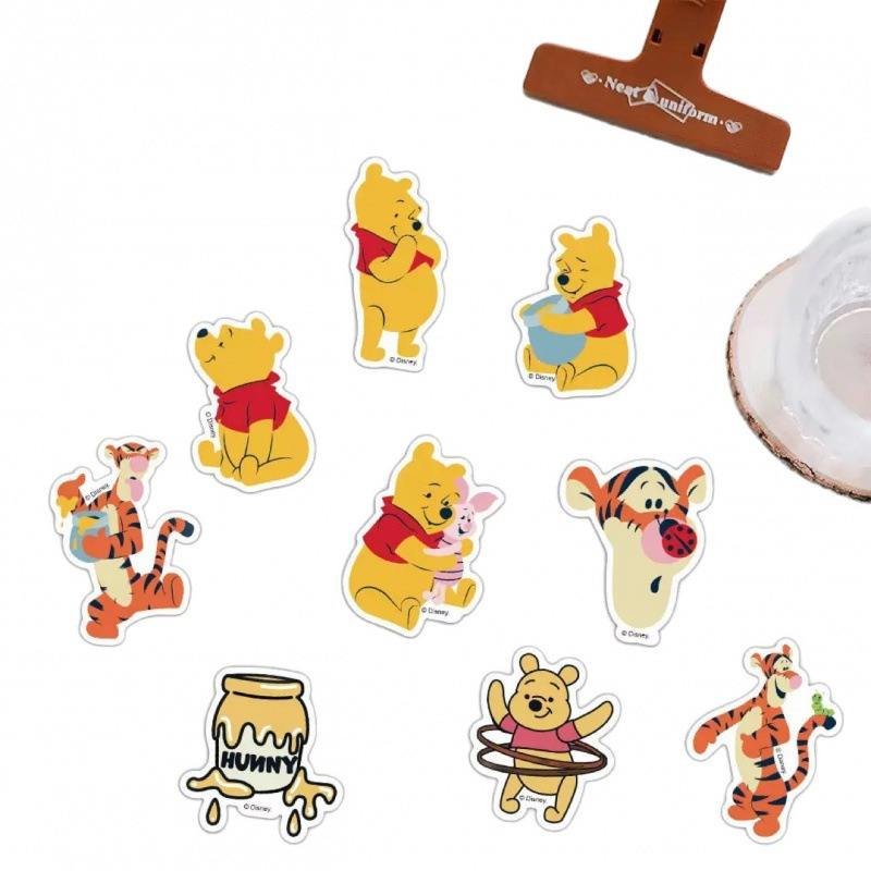 50PCS Cartoon Bear Graffiti Stickers Eco-friendly Waterproof PVC Die-Cut DIY Decals for Cup Guitar Laptop Fridge Luggage Decor