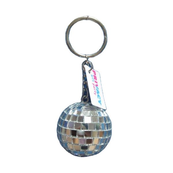 Best Factory Price Produced Polyfoam+Glass 3cm Handmade Customizable Disco Ball Keychain for Party & Festival Decorations