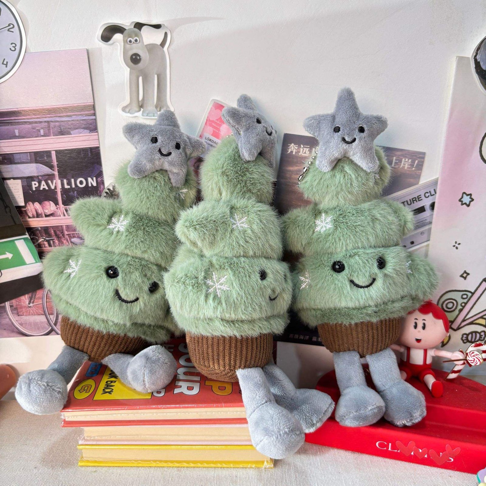 Hot Selling Cute Cartoon Stuffed Dolls Toy Keychain for Promotion Custom Kawaii Stuffed Popcorn Plush Toys for Girls Gift