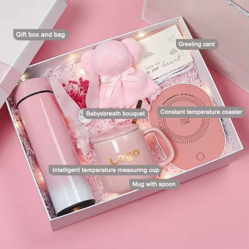 Wholesale Women's Gift Set Intelligent Water Cup Heating Pad Mug Humidifier Set Birthday Gift Women's Set Holiday Gift