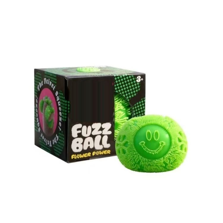 FW Hot Sales Fuzz Ball Squishy Toy Squeeze Maltose Material Slow Rising Smiling Face Fidget Promotional Toy 5cm 14+ Years