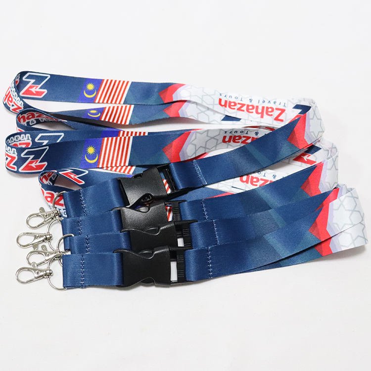 Keepfly Personalized Neck Printing Polyester Sublimation Custom Breakaway Lanyards With Logo Custom
