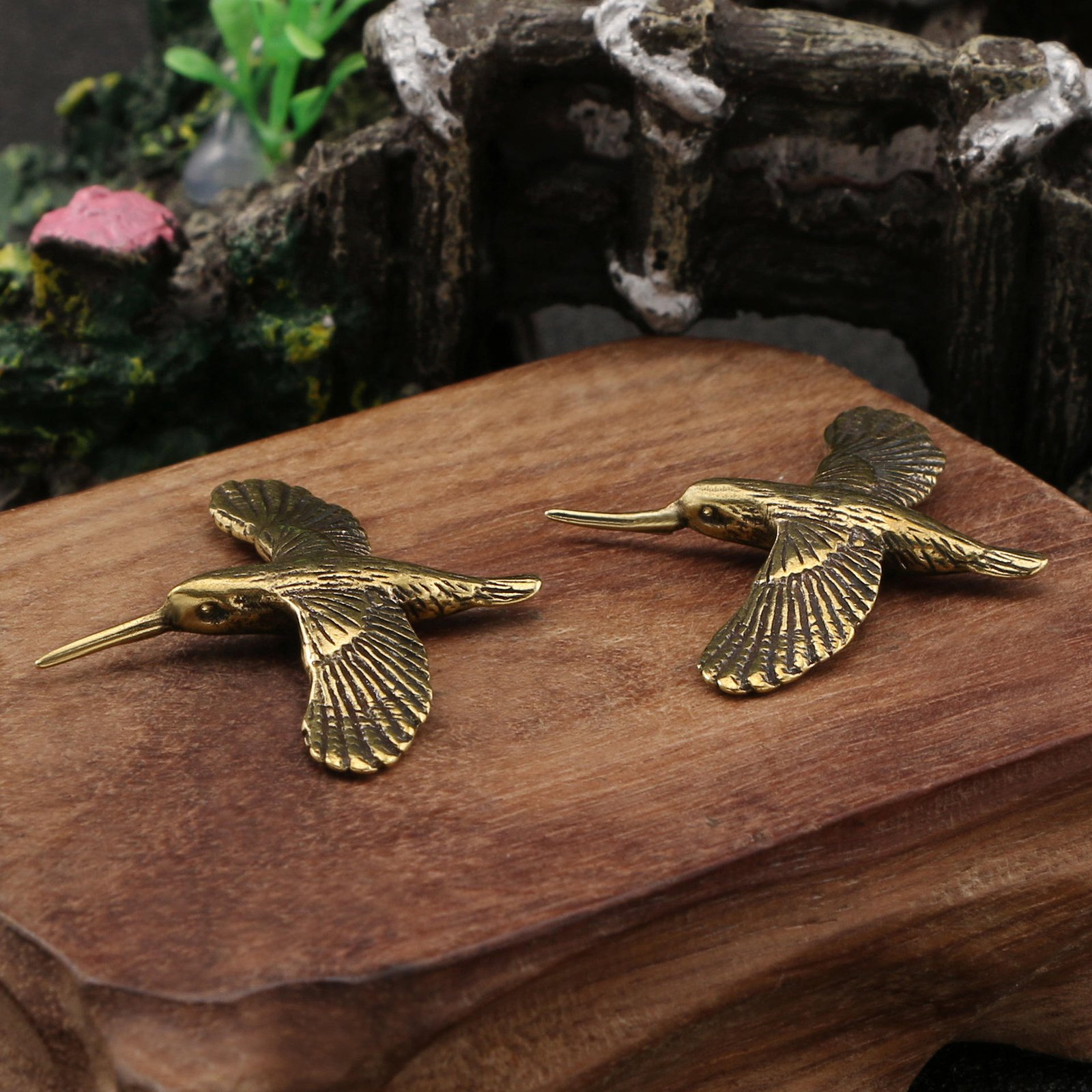 Brass Handmade Creative Fly Bird Ornaments Office Gifts Handicrafts Collecting Copper Ornaments