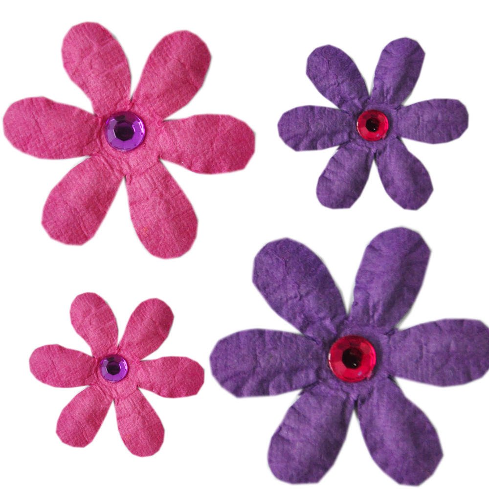 Colorful Scrapbooking Handmade Paper Flowers Wholesale , DIY Paper Flowers