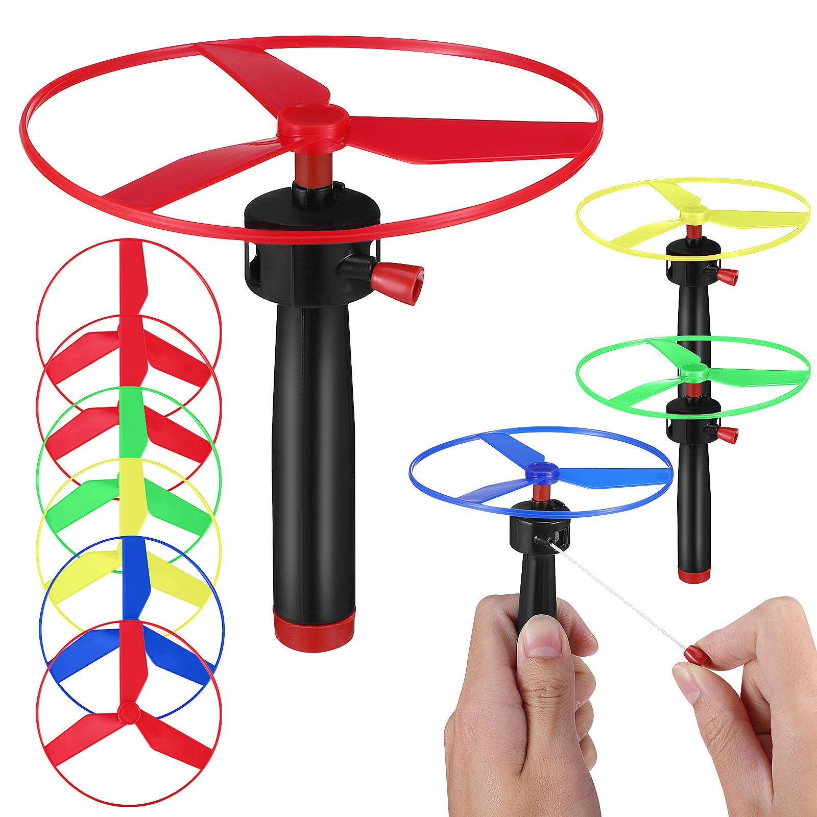 2026 Hot Selling Wholesale Plastic 10CM UFO Flying Saucer Promotional Gift Items Kids Toys