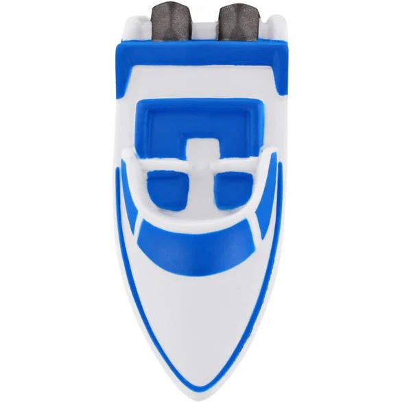 Speedboat Stress Balls Custom Logo Promotional Squeeze Soft Foam Anxiety Relief Fidget Toy Gift Giveaway Novelty Hand