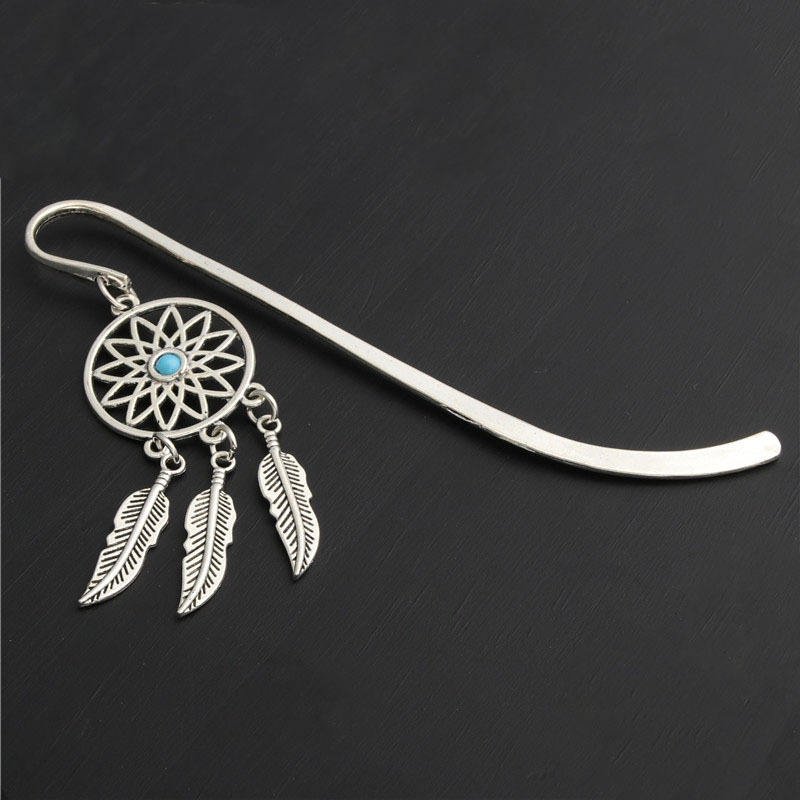 Popular Flower Plant Specimen Metal Gift Jewelry Zodiac Literary Leaf Antique Cultural Supplies Bookmark Metal Handicraft