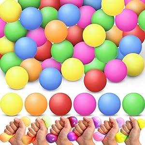 BSBH Customized Logo Squeeze Fidget Stress Ball Toy Soft Inflatable Balls Toys Color Changing 6.5Cm Custom Fidget Toys