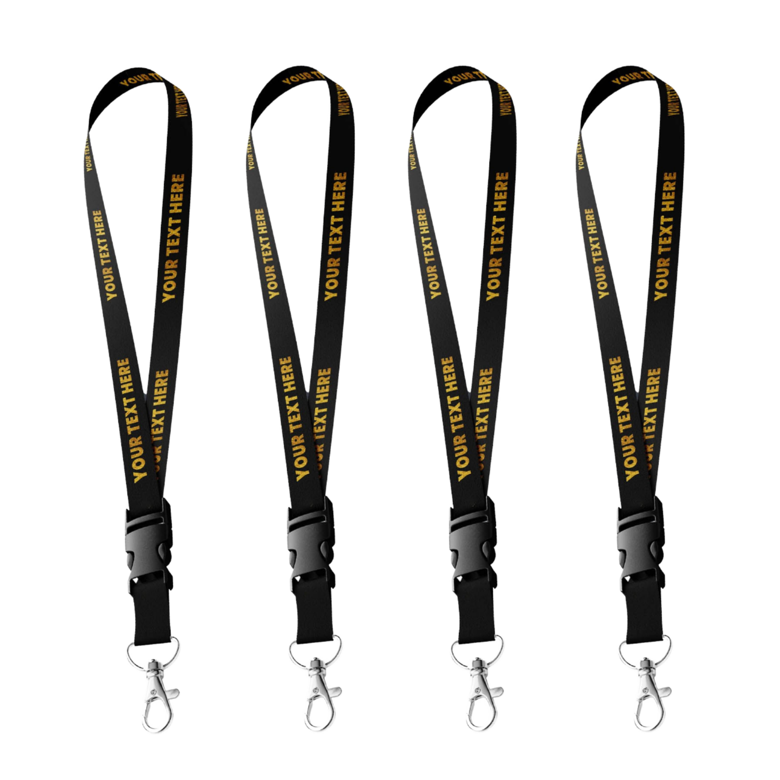 New Product Custom Screen Printing Personalised Polyester Sublimation Smooth Lanyard With Logo Custom ID Card Badge