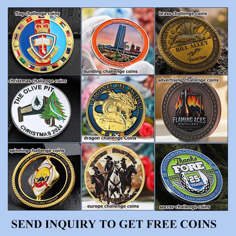 Oem Custom Coin 2d 3D Zinc Alloy Coins Custom Gold Silver Copper Plated Enamel Souvenir Collection Custom Metal Challenge Coin