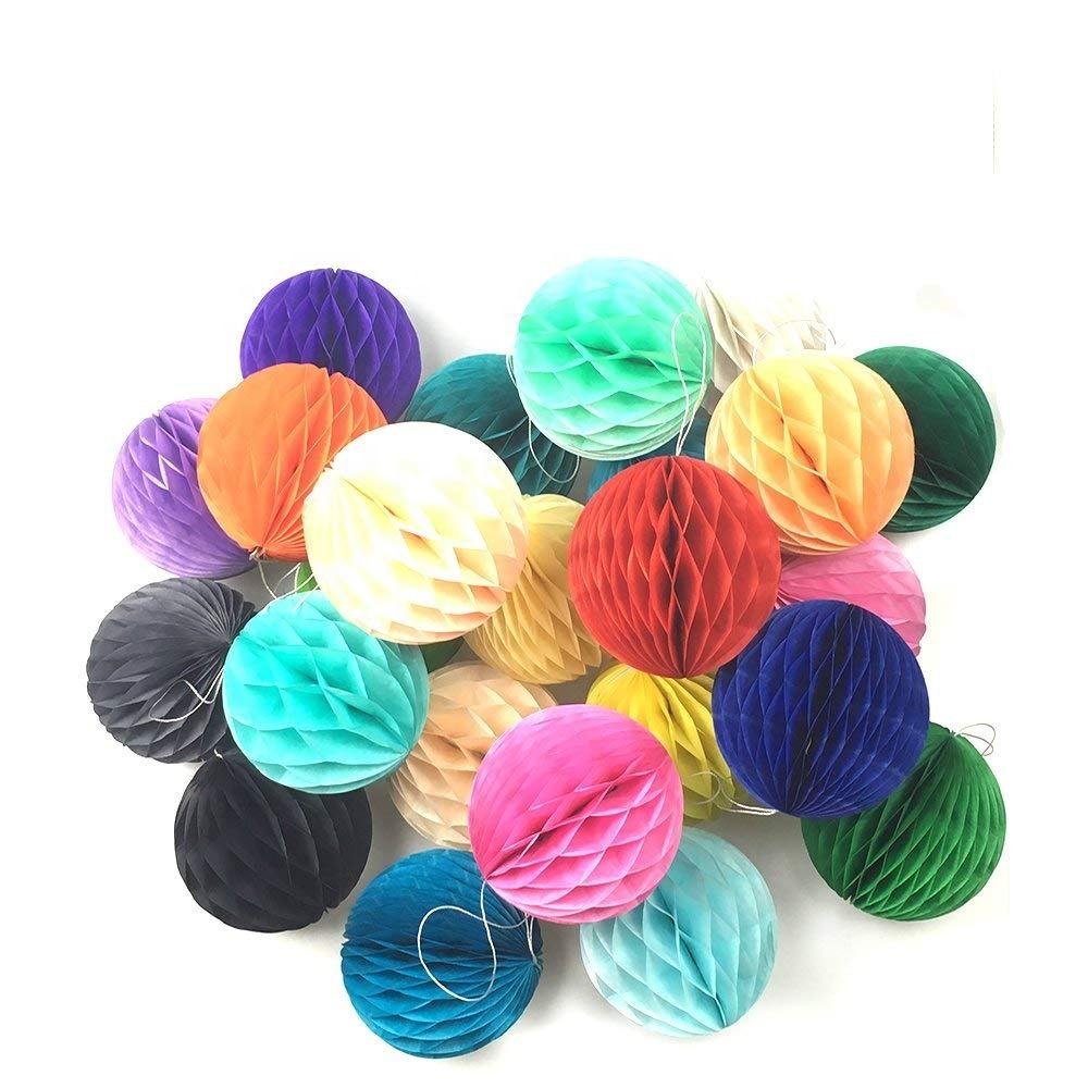Hot Sale Tissue Paper Honeycomb Paper Hanging Decorations Crafts